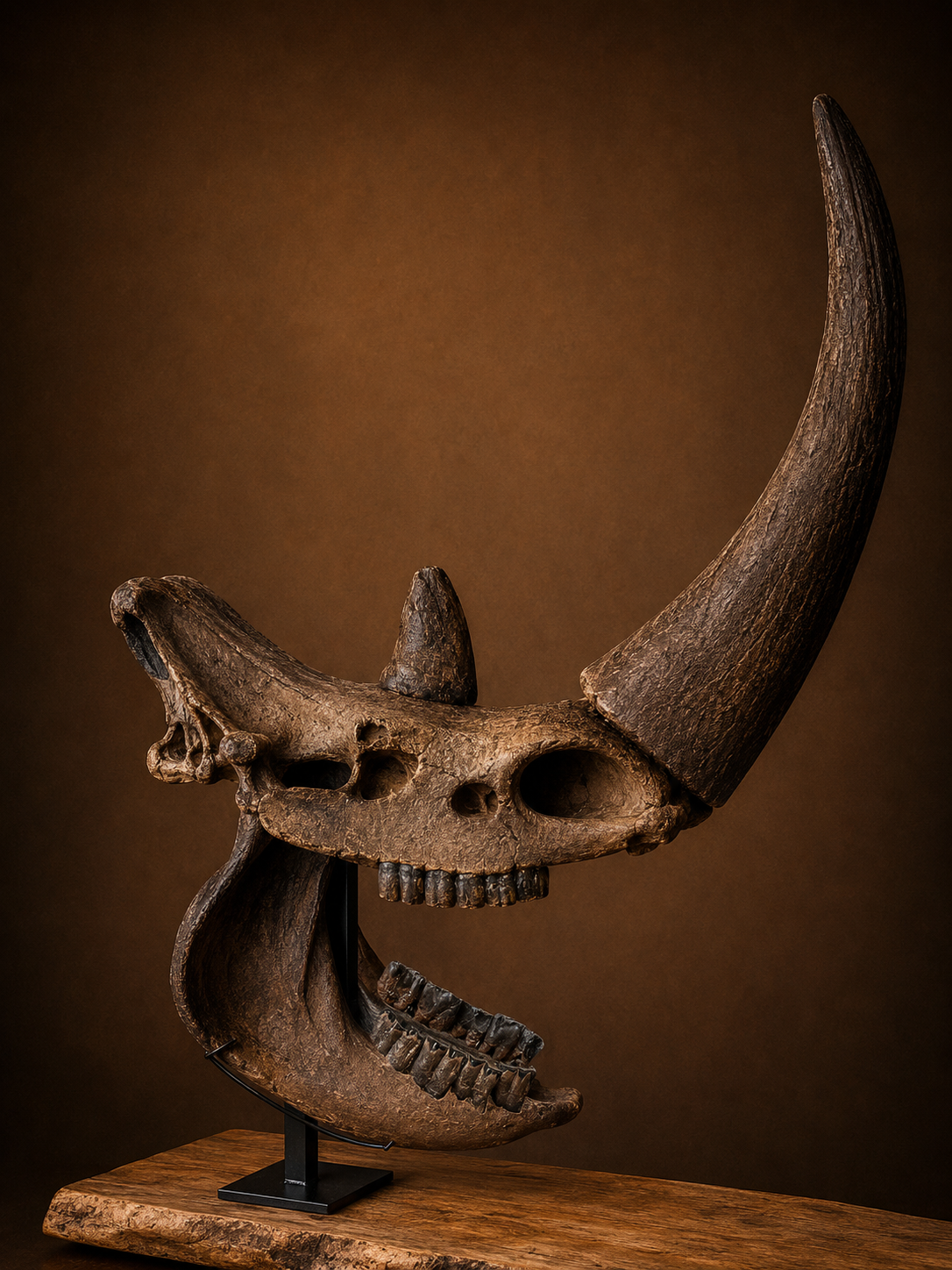 Woolly Rhinoceros Skull
