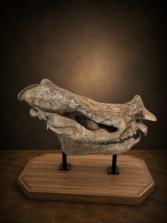 Titnothere Brontotherium Skull (Ancient Rhinoceros)